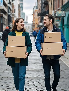 Happy customer after successful home relocation